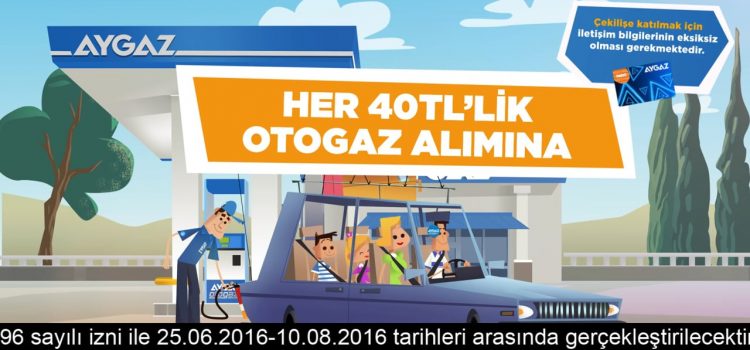 Aygaz 1000 TL Otogaz Çekiliş Kampanyası