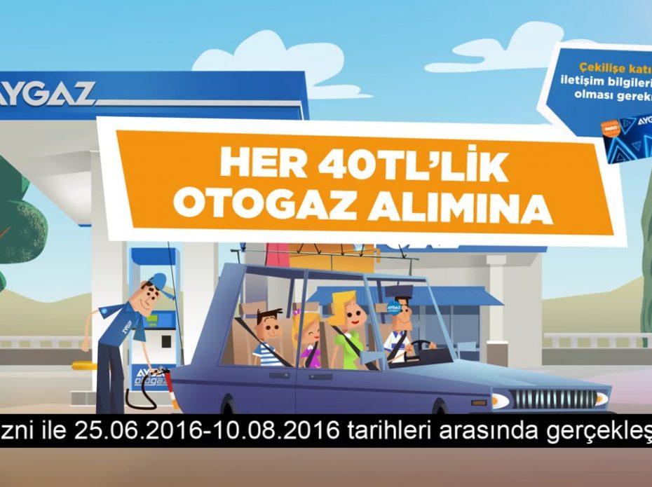 Aygaz 1000 TL Otogaz Çekiliş Kampanyası